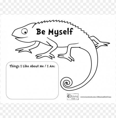a color of his own chameleon coloring page PNG with alpha channel PNG transparent with Clear Background ID 5a054a63