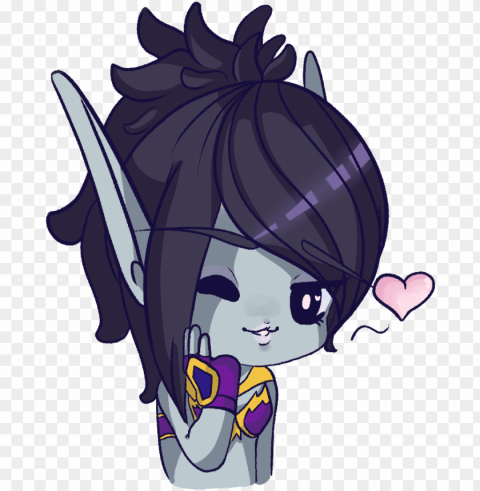 a cutie void elf twitch emote for irene on twitter - cartoo PNG Image with Transparent Isolated Graphic