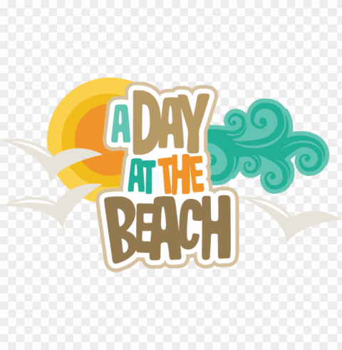 a day at the beach clipart - clipart beach day Isolated Item on HighResolution Transparent PNG