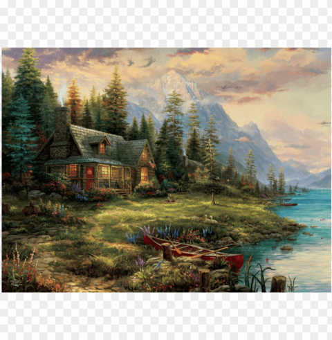 a father's perfect day - thomas kinkade a father's perfect day PNG transparent vectors