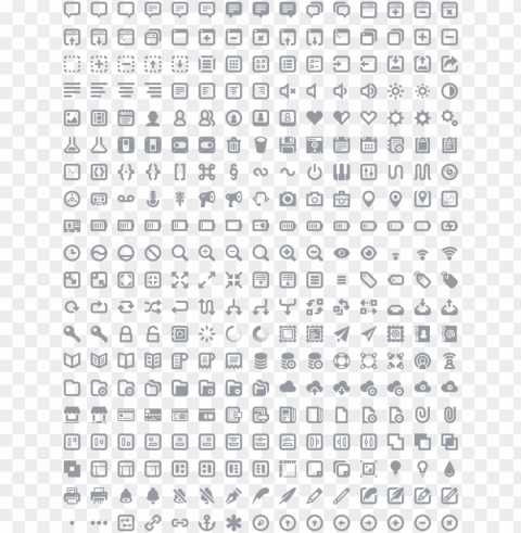 a set of 300 icons designed for websites and ui - icons pack software development Free PNG file