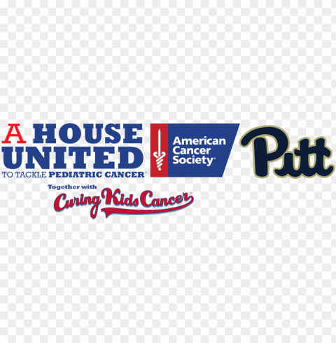 a house united to tackle pediatric cancer's fundraiser - american cancer society Transparent PNG Isolated Item with Detail