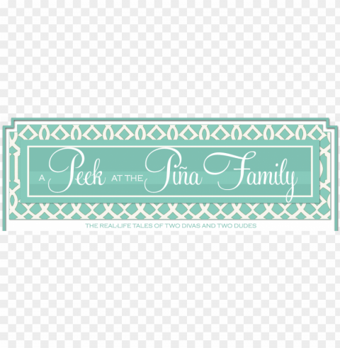 a peek at the pina family - calligraphy PNG images free download transparent background