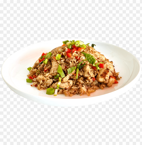 a peruvian take on the well known cantonese style fried - arroz chaufa HighQuality Transparent PNG Isolated Object