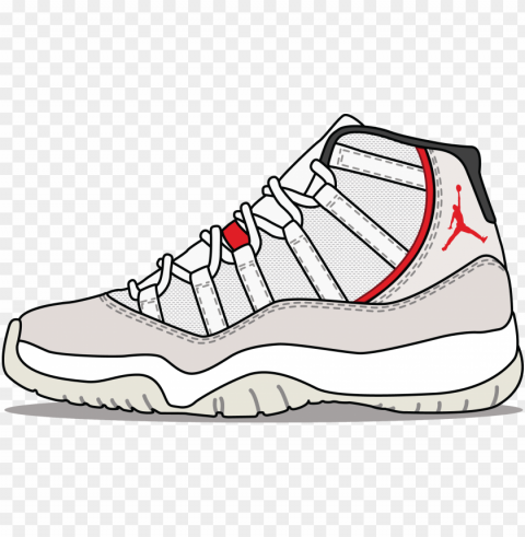 a picture of the jordan x1 'platinum - air jorda Isolated Element on Transparent PNG