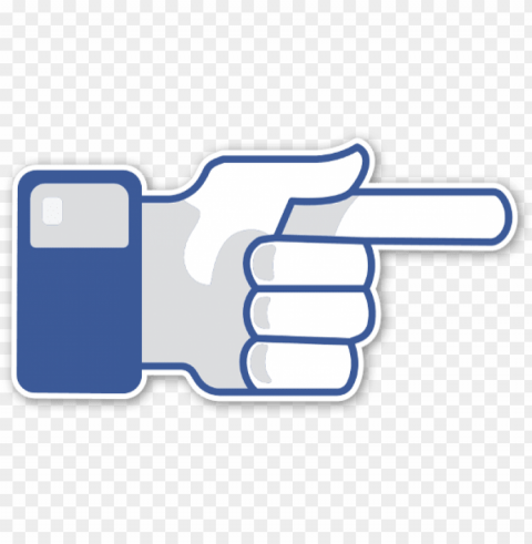 a pointing finger sticker - blue pointing finger sticker like PNG Image Isolated with Transparent Clarity