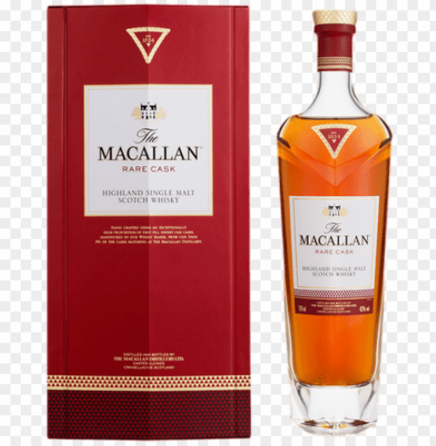 a proof - macallan rare cask speyside single malt scotch whisky PNG files with no background free