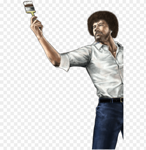 a quick section on bob's ross life - bob ross no background Transparent PNG images database