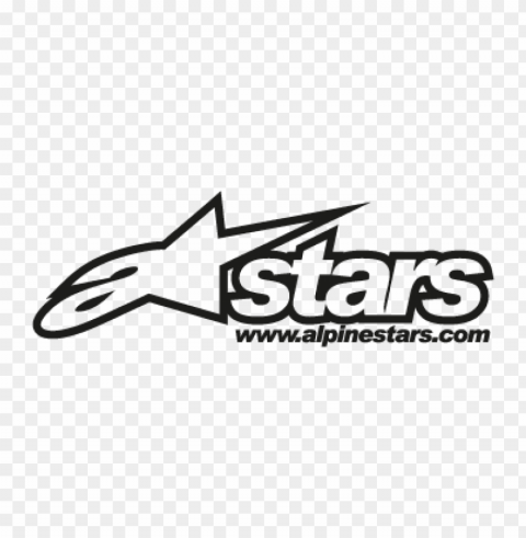 a stars alpinestars vector logo free download Clear Background PNG Isolated Element Detail