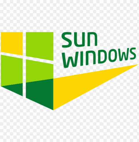 a window production company asked us to create their - sun windows logo PNG images with no royalties