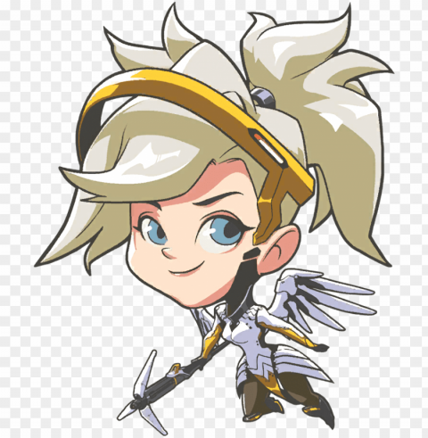 a29ebb27a08c8 - overwatch mercy cute spray Isolated Element on HighQuality PNG