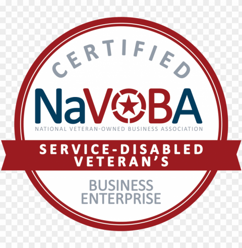 a2a is a certified service disabled veteran's business - veteran owned business badge Clean Background Isolated PNG Illustration