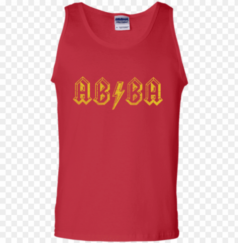 abba lightning bolt unisex cotton tank top - im sick of all the irish stereotypes as soo PNG Image with Isolated Artwork