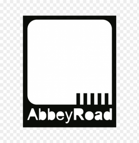 abbey road studios-white vector logo free PNG Image Isolated with Clear Background