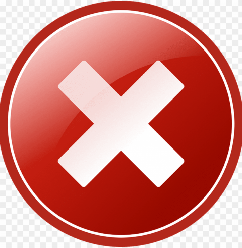 abort delete cancel icon cross no access denied - deny access icon High-definition transparent PNG