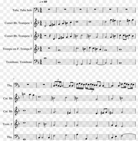 Abriels Oboe Gabriels Oboe Theme Gp - Mr Blue Sky Trumpet Sheet Music PNG With Clear Background Set