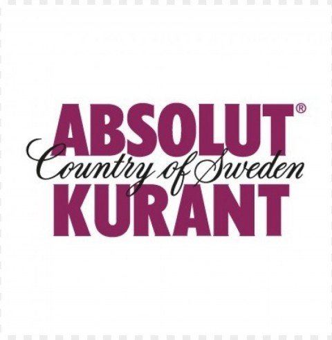 absolut kurant logo vector PNG clipart