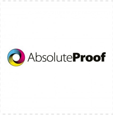 absolute proof logo vector Isolated Element in HighResolution Transparent PNG