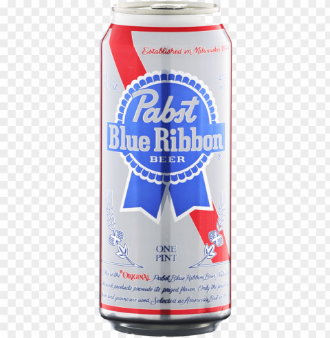 abst blue ribbon premium lager cans 473ml - pabst blue ribbon Пнг PNG artwork with transparency