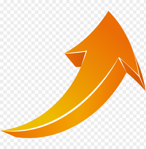 abstract angle arrow signs arrowheads aşağı ok - orange curved arrow PNG transparent graphic