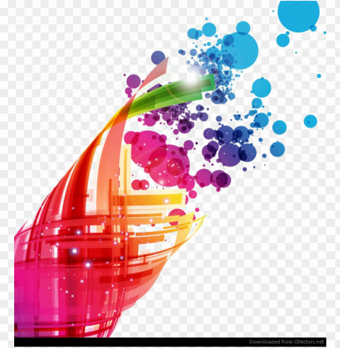 abstract art image - abstract vector desi Isolated Design Element in PNG Format