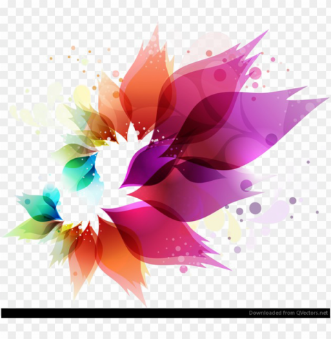 abstract art image freeuse stock - abstract colorful design vector PNG with cutout background