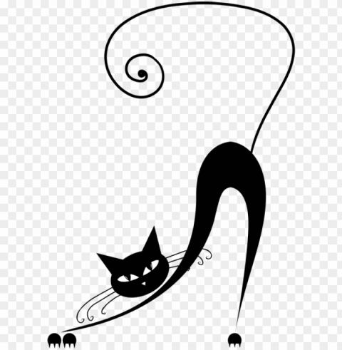 abstract cat silhouette - black cat silhouette PNG transparent graphics comprehensive assortment