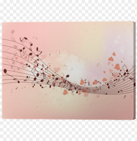 abstract background with colourful music notes - free colorful music notes background PNG for digital design