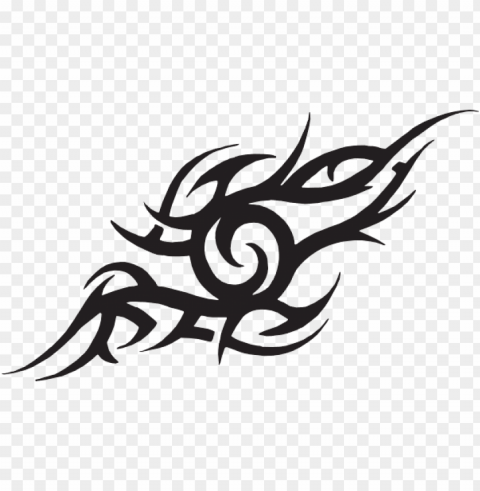 Abstract Flame Tattoo PNG With Transparent Bg