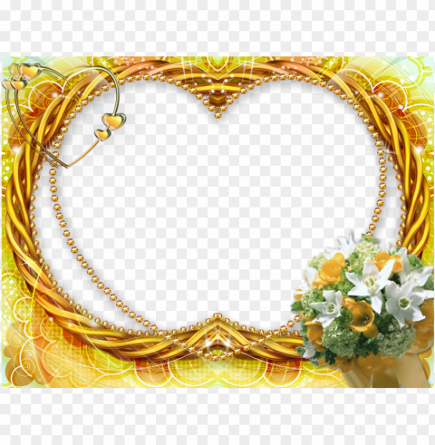 abstract floral frame - frame photosho PNG images with transparent space