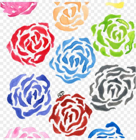 abstract flowers - abstract art Clear PNG image