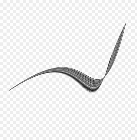 abstract lines black and white Isolated Item with Transparent PNG Background