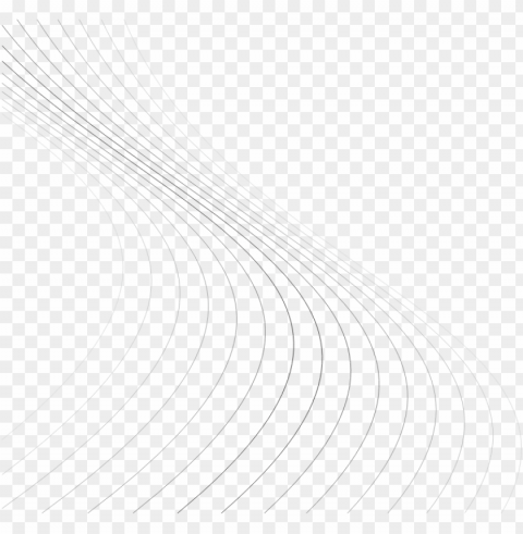 abstract lines black and white PNG with clear transparency