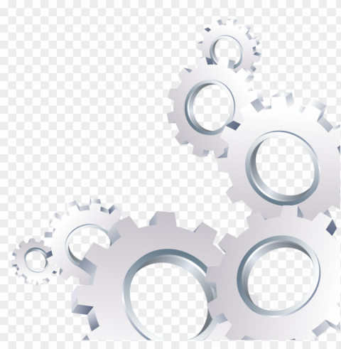 abstract of 3d gears Transparent PNG Isolated Object with Detail