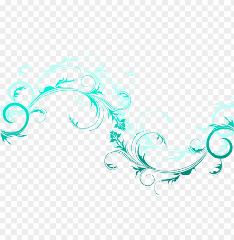 abstract swirls svg library - green swirls Isolated Icon on Transparent Background PNG