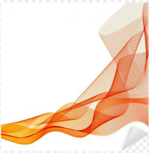 abstract vector orange wave background waved lines - wave Transparent pics