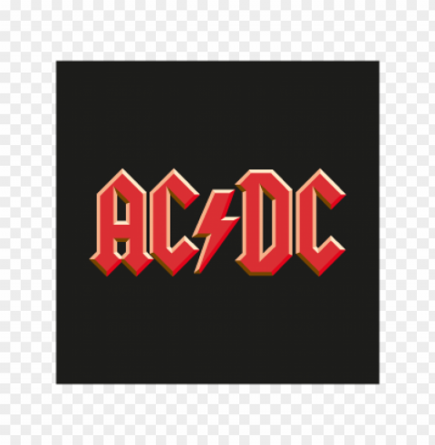 acdc band vector logo free download Clear Background Isolated PNG Icon