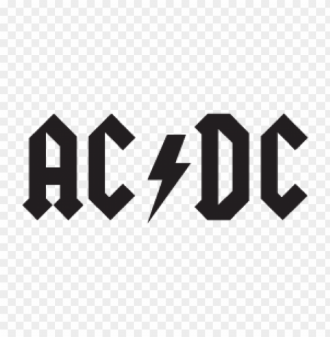 acdc logo vector free Transparent PNG Isolated Artwork