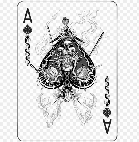 ace card image - espadas carta de baralho desenho PNG files with transparent backdrop complete bundle
