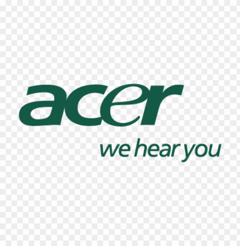 acer we hear you vector logo free PNG images with alpha transparency diverse set