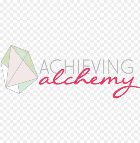 achievingalchemy logo rgb color - calligraphy Clear background PNG elements