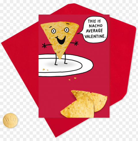 Acho Chip And Queso Funny Valentines Day Isolated Character In Transparent PNG