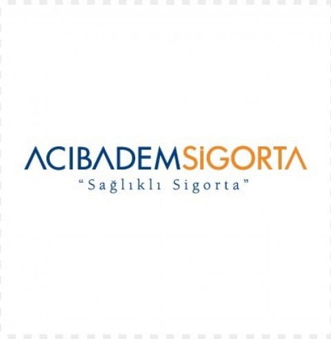 acibadem sigorta logo vector PNG Image with Isolated Artwork