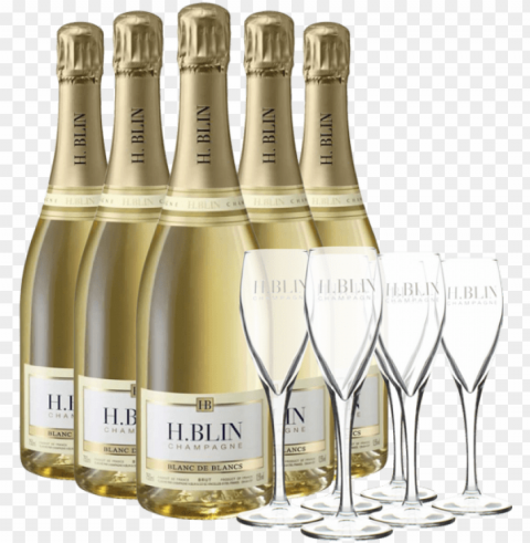 ack 6 bottles champagne h PNG icons with transparency