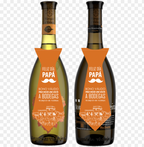 ack día del padre - glass bottle Transparent PNG Illustration with Isolation