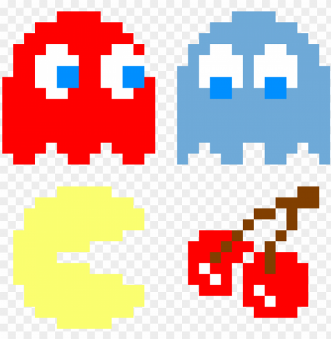 acman pixel - pac man ghost Clear PNG graphics