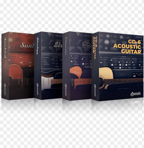 acousticsamples 4 in 1 guitar bundle - novel PNG Image with Isolated Element