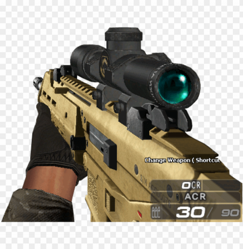 acr first person - assault rifle first perso PNG high quality