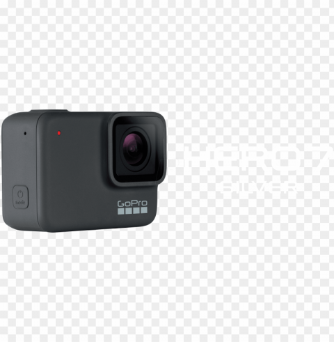 action cam gopro hero7 silver gopro chdhc 601 rw - gopro Free download PNG with alpha channel