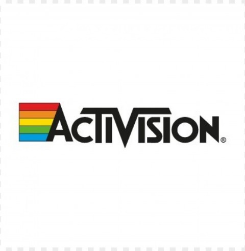 activision rainbow logo vector PNG images with alpha background